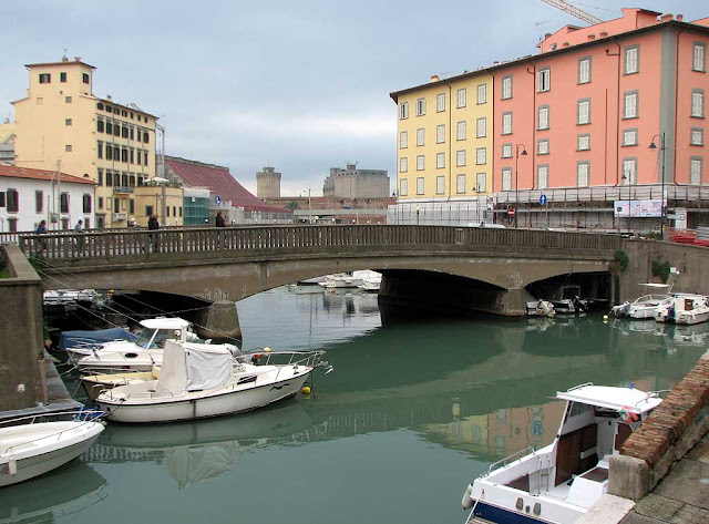 Ponte della Venezia, Bridge of the Venice quarter, Livorno