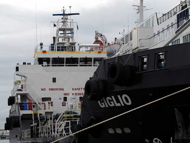 Giglio tanker, Livorno