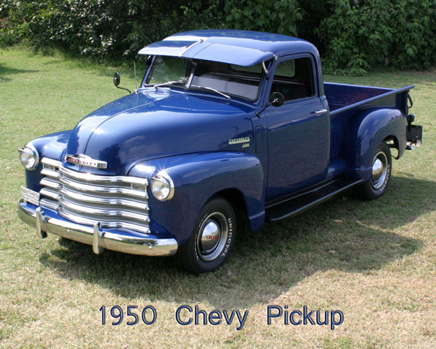 PAWS-VIRTUAL FIELD TRIPS: 1950 Chevy Pickups