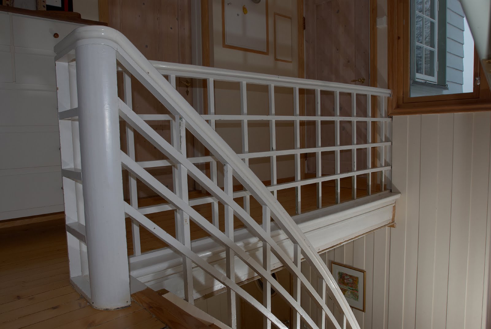 LilleAlex`s Div prosjekter..: Nytt Rekkverk i eksisterende trapper..