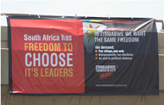 "WE IN ZIMBABWE WANT THE FREEDOM TO CHOOSE OUR OWN LEADERS...!"