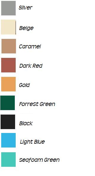 Vinyl colors as of right now...... MORE COMING!
