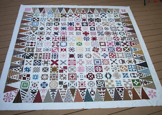 my finished Dear Jane quilt top
