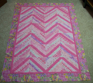 Pink String Quilt top