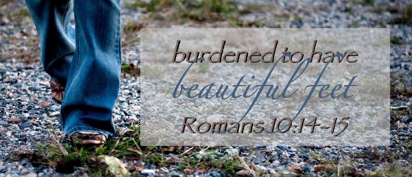 burdened to have beautiful feet...