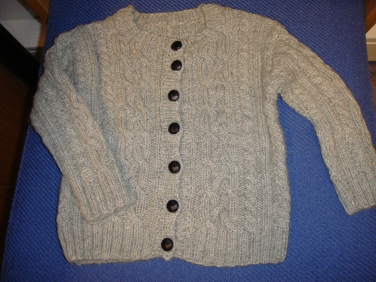 Barnejakke Med Fletter Oppskrift 2