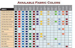 Just some of our uniform colors