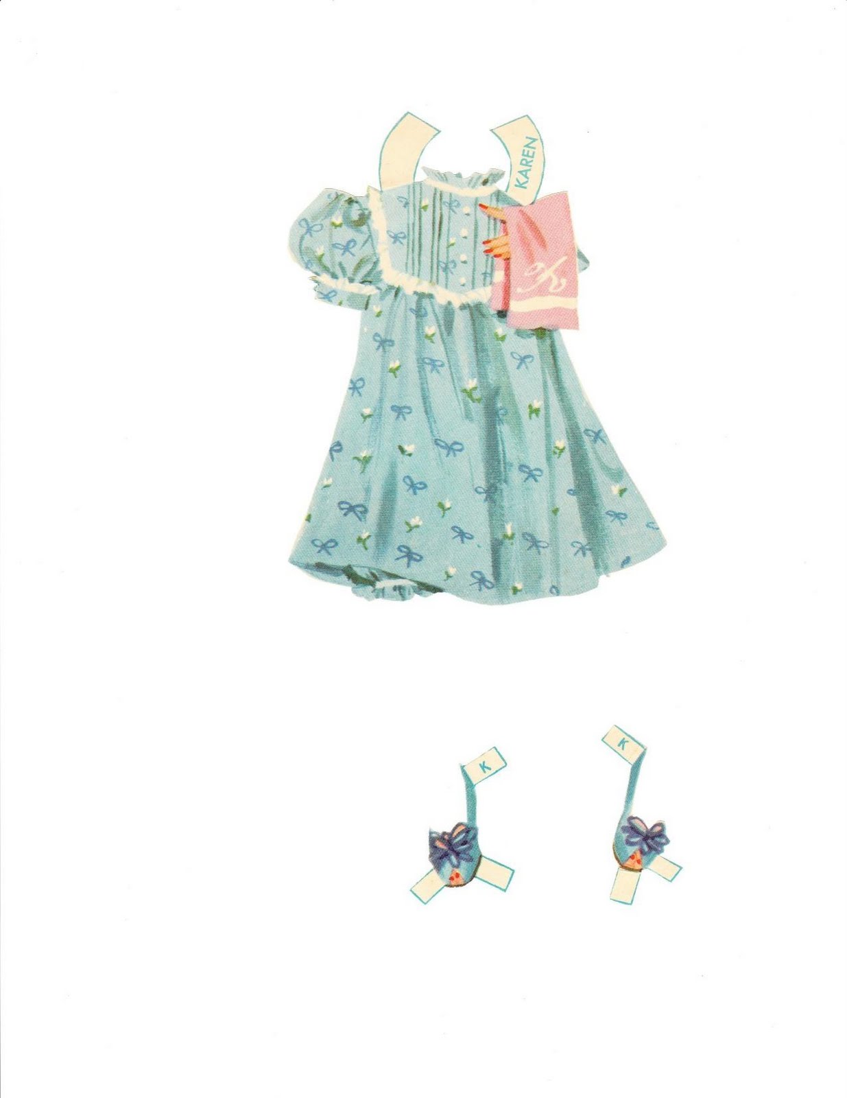 Paper dolls printable picture