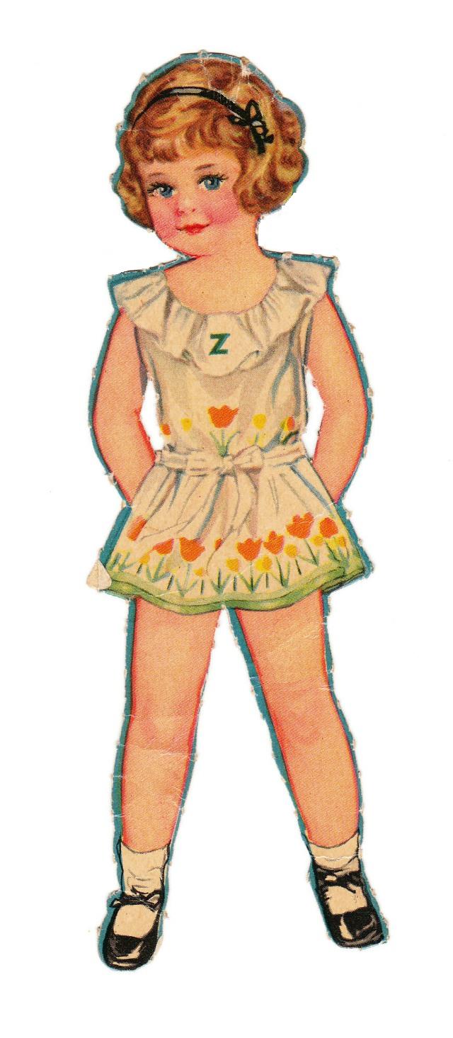 The Paper Collector Zelda paper doll, 1938