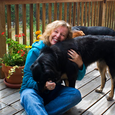 Julie Soulen and her dogs