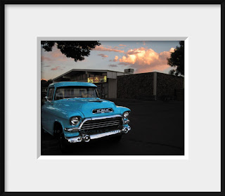 1957 Blue GMC Pickup Truck