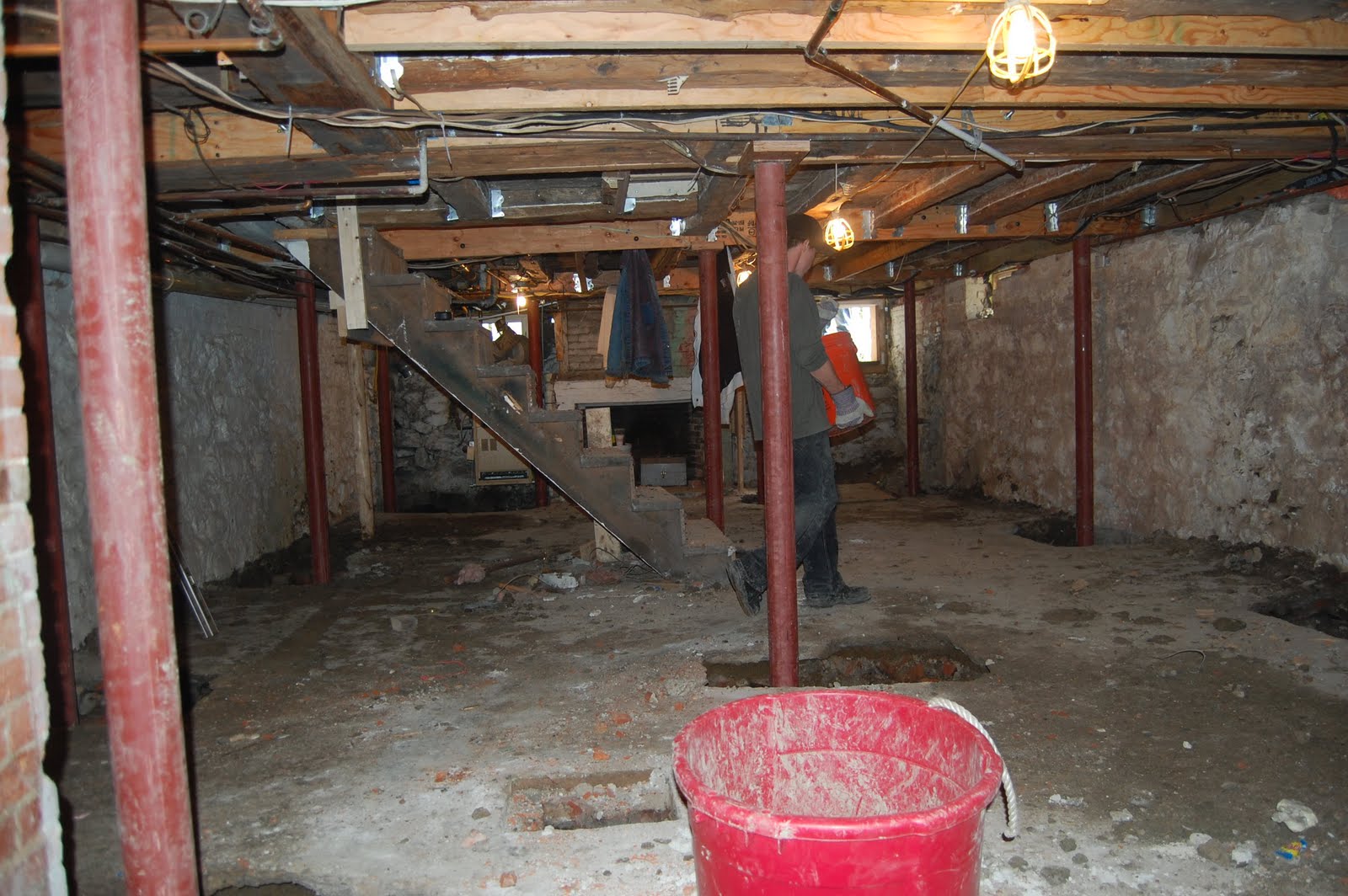 335 Maplewood Ave Renovation: Digging out the basement