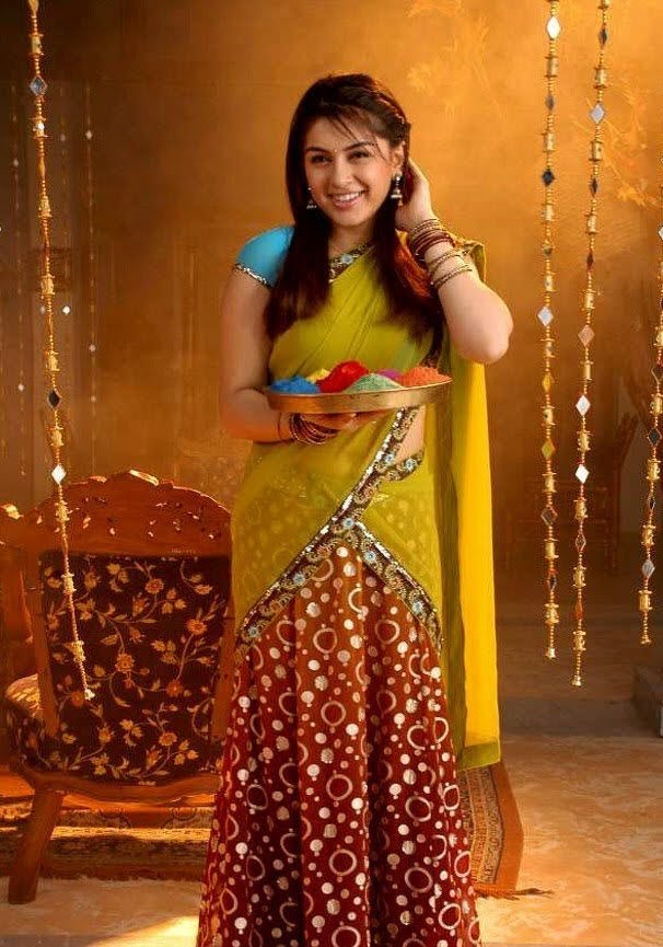 Latest fashion products CUTE HALF SAREES MODELS