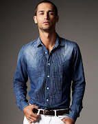 Brand: Valentino Collection Pleated Denim Shirt. This is really impressive, .