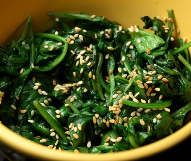 COLD SESAME SPINACH FriendsEAT