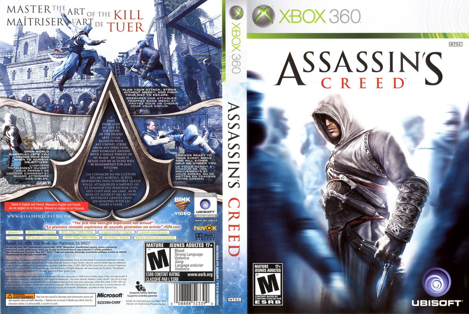 Games Covers: Assassin's Creed - Xbox 360