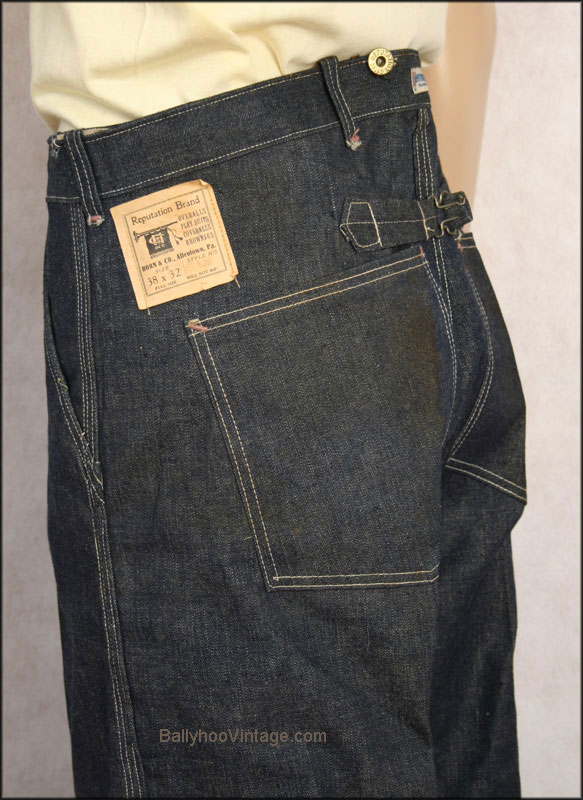 Ballyhoo Vintage News: Vintage 1920s Blue Jeans Find!