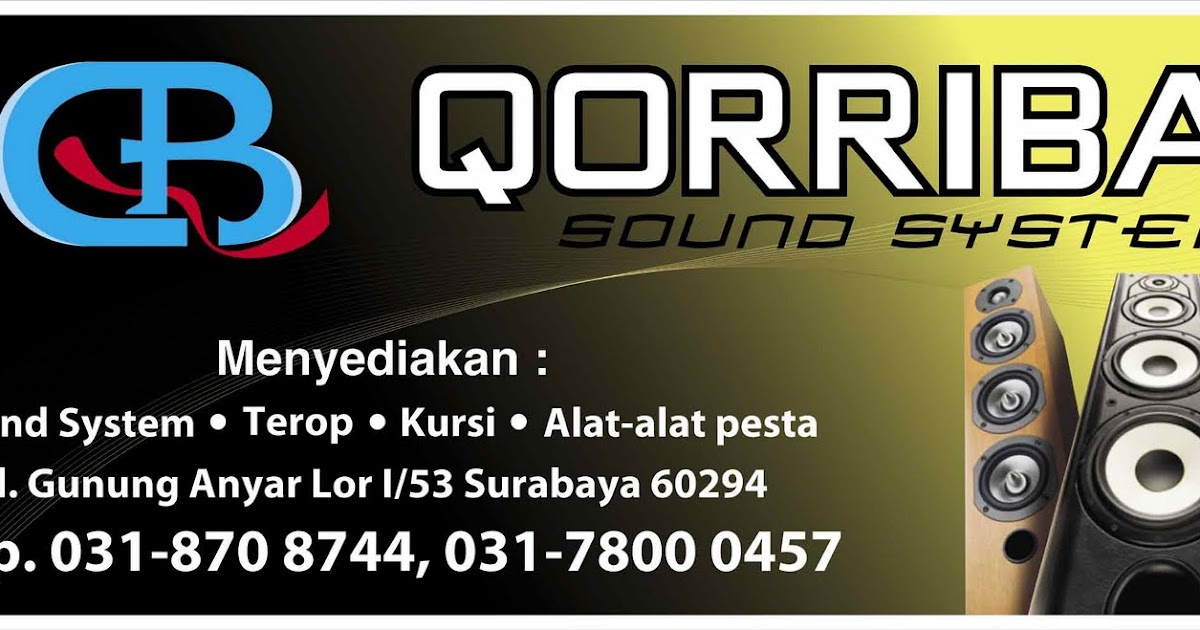 Contoh Gambar Banner Sound System desain spanduk keren