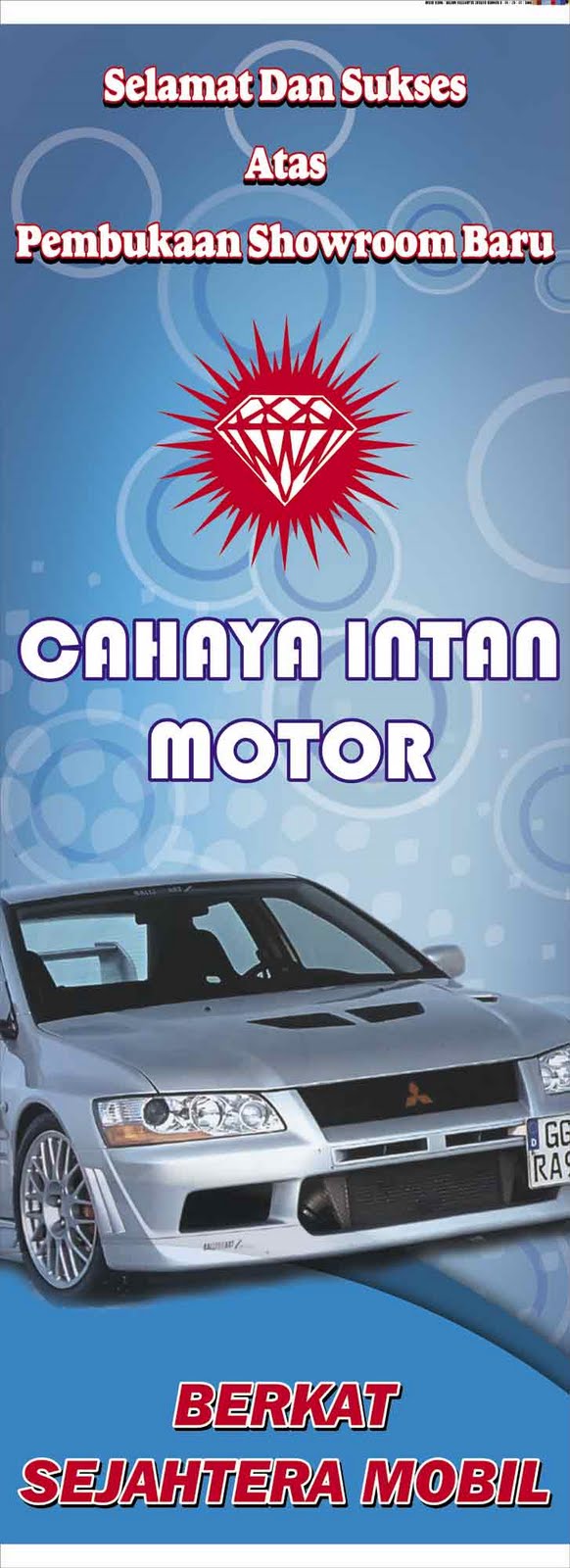 X Banner Indoor Berkat Sejahtera Mobil