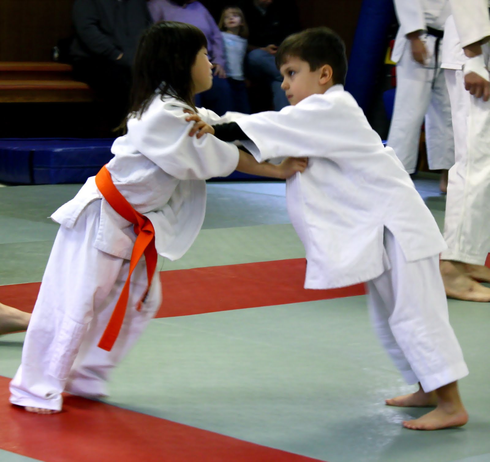 our fam on the go Judo practice