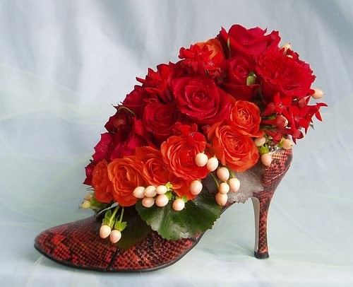 Artistry in Bloom's Blog: Funky Flower Shoes