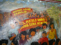 MURAL BARRIO POPULAR, LIMA PERU