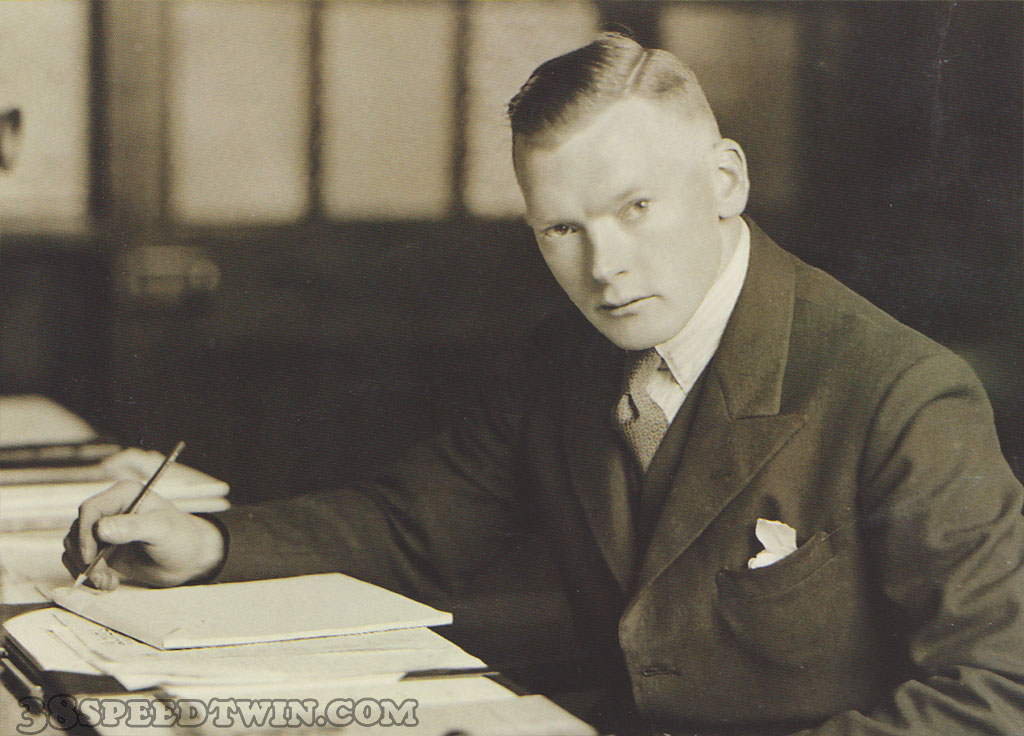 38 Speed Twin Happy Birthday Edward Turner