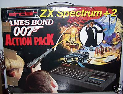 James Bond 007 ZX Spectrum +2 box