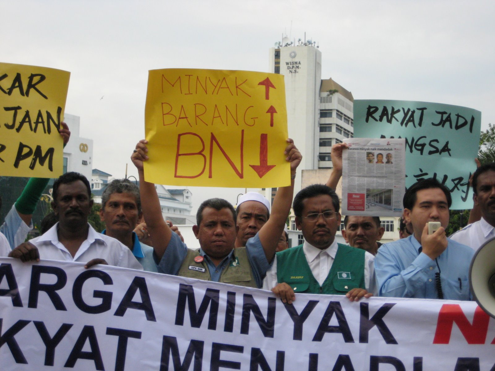 Demo Aman PROTES Minyak 6 Jun 2008