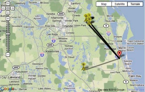 Digital Antenna Reception Map