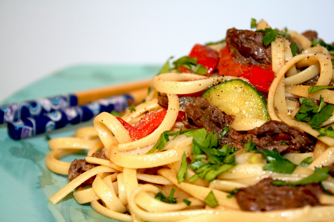 Many little things make me happy Skirt Steak StirFry
