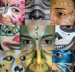 face painting paint camouflage designs basics step