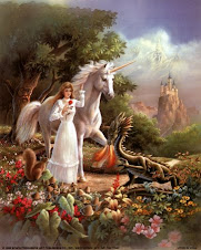 Maiden with Unicorn and Dragon