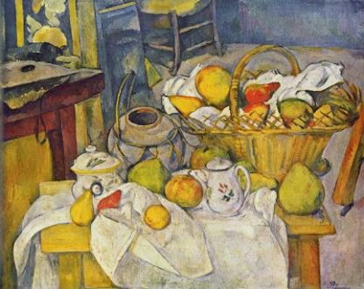 Paul Cézanne, Nature morte au panier de fruits, 1888-1890, Musée d’Orsay, Paris