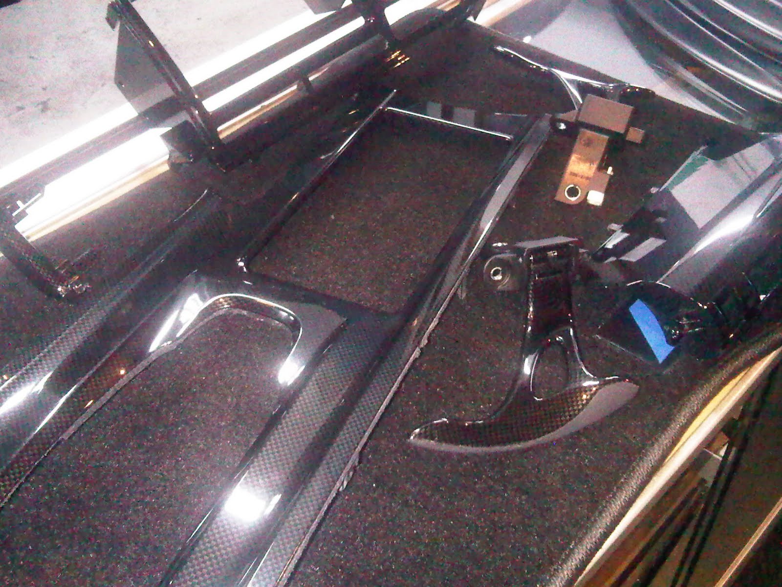 . Nissan GTR R35 carbon fibre interior