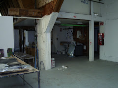 Second Floor Studio, Painting Building, Goddard College, August 2009 (unused since 2001).