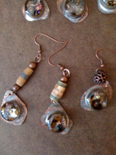 Crazy Art Girl's Musings: Finished resin jewelry