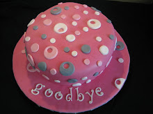 Goodbye Circle Cake
