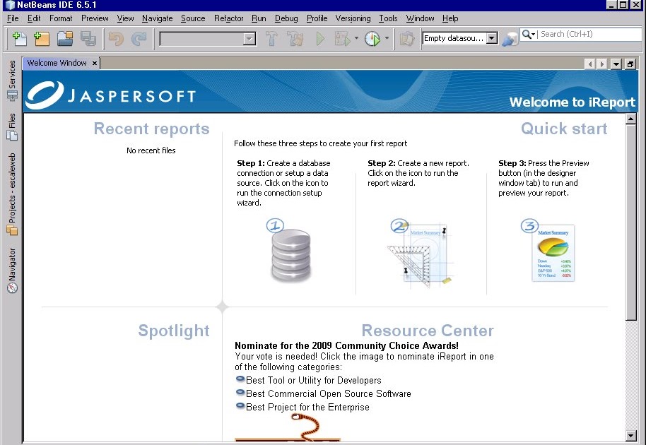 ireport pour netbeans 8.2