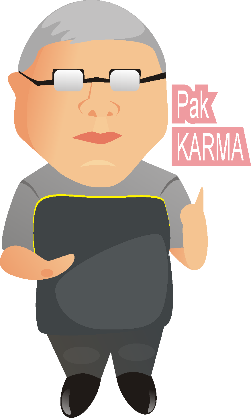 Exaeffect: Kartun Pak Karma / Cartoon Wallpaper