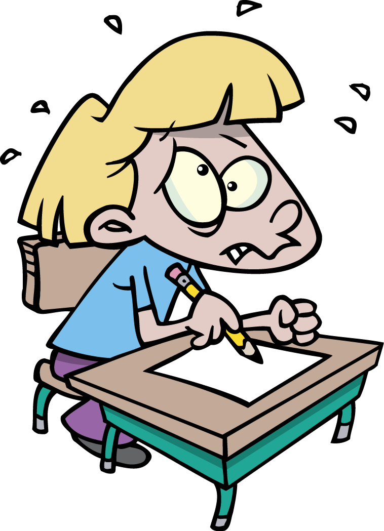 test anxiety clipart - photo #5