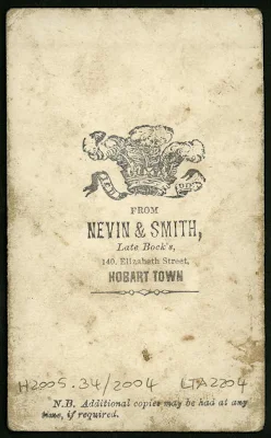 Nevin & Smith verso 1868