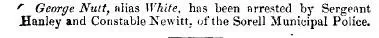 Nutt arrested 3 Sept 1875