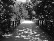 A bridge provides passage over an obstacle.