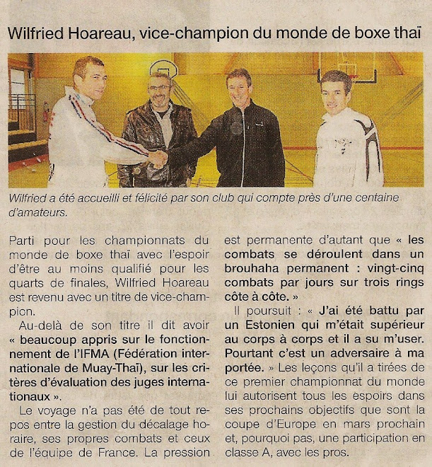 ARTICLE DU 23/12/09 JOURNAL OUEST FRANCE