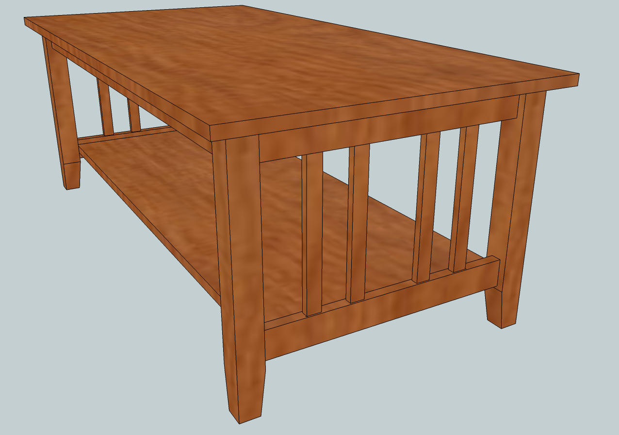 Chris' Project Page Craftsman Style Coffee Table Frame Construction