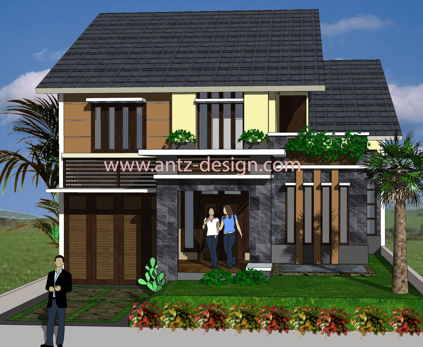 Desain Rumah Minimalis 2 Lantai Type 21 2016 - Prathama ...