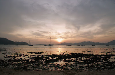 Sunset 1st January, Cape Panwa, Phuket