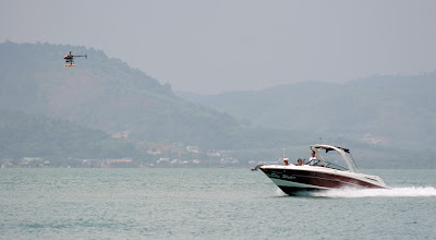 Sky Water boat and Helicam helicopter