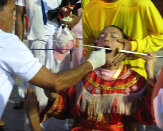 Well this twelvemonth I wanted to run across something dissimilar during the festival Bangkok Map; Phuket Vegetarian Festival 2008 Pictures